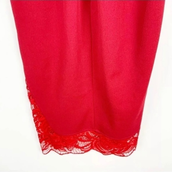 Velvet Torch Red Lace Bodycon Midi Dress, Women’s Size Small. - Picture 11 of 13